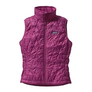 Patagonia Worn Wear Women's Nano Puff Vest Rubellite Pink XL